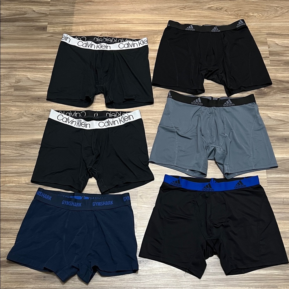 Calvin Klein, adidas, Gym Shark Men's Boxer Briefs